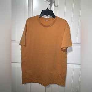 Yellow Uniqlo Basics T-shirt size small
